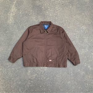 RARE VTG DICKIES BROWN EISENHOWER WORK JACKET
